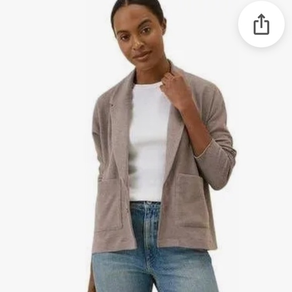 PACT Organic Cotton Airplane Relaxed Blazer Jacket - Picture 4 of 11